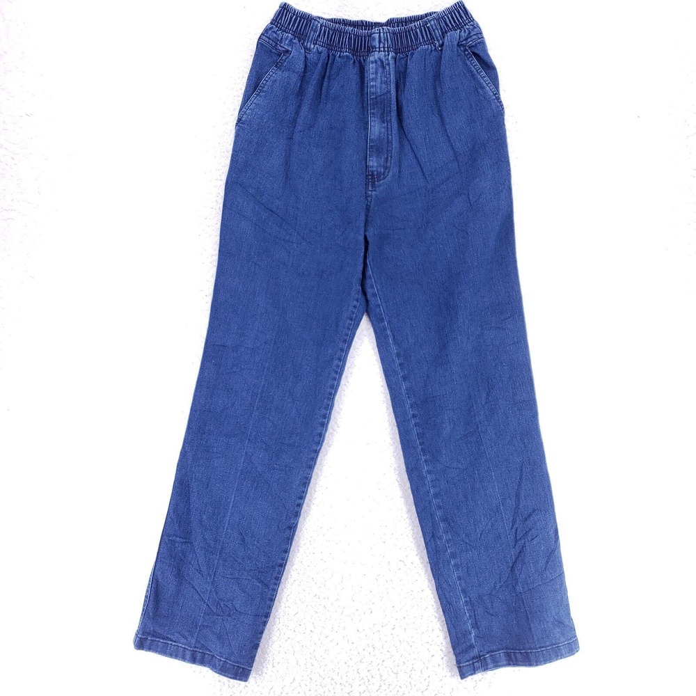 Idealsanxun Jeans Denim Cotton Men SZ 38x32 Blue Straight Stretch VTG Mid Rise